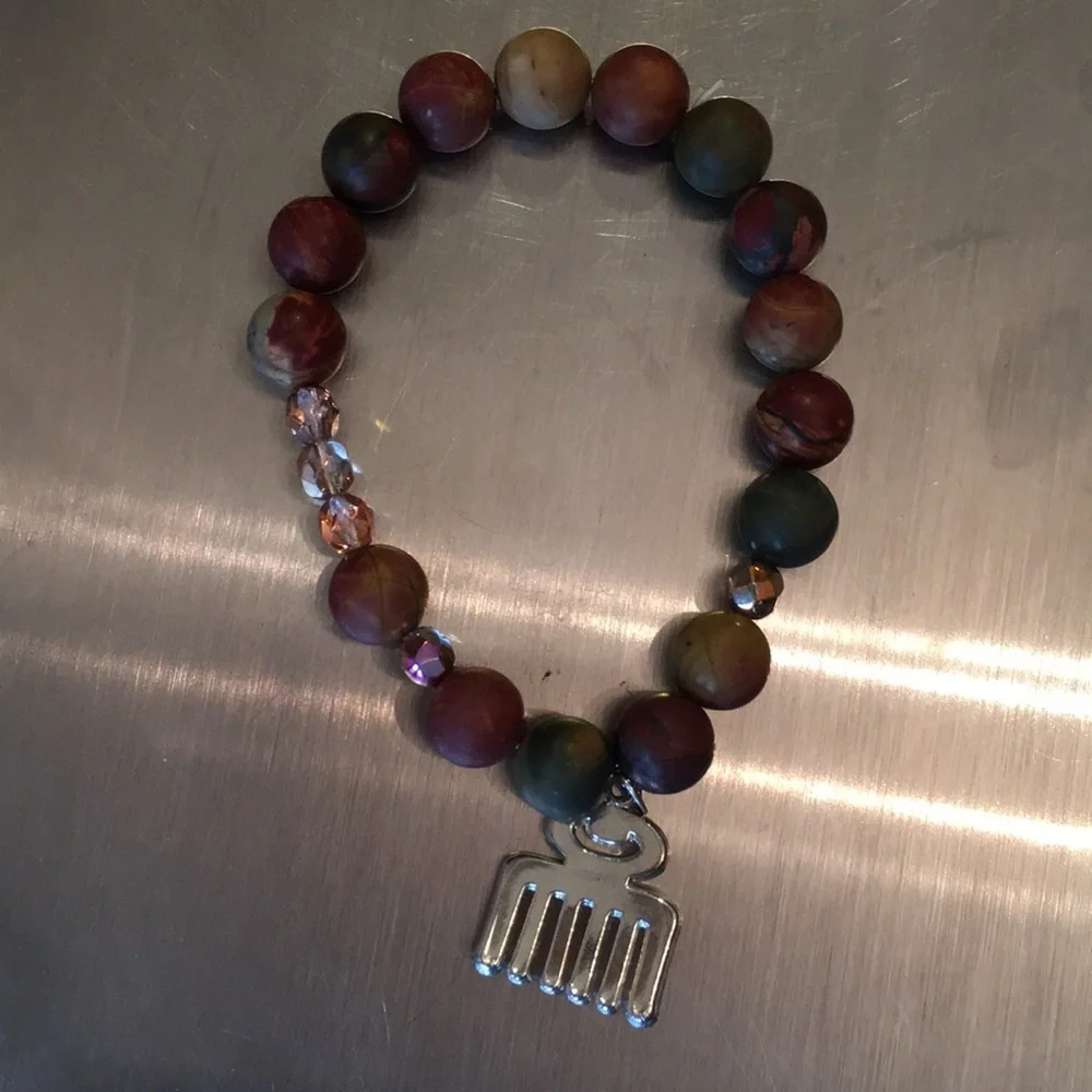 Custom MADE COLORFUL NATURAL PICASSO BEADS-10MM